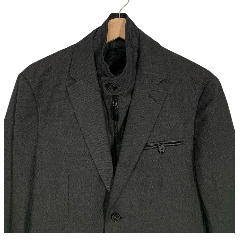 Prada Double Front Blazer Jacket Size 48 US 38